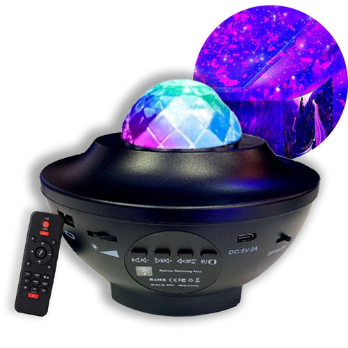 PROJEKTOR GWIAZD z lampką LED i głośnikiem BLUETOOTH