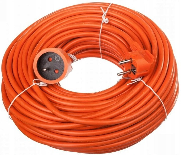 Przedłużacz Budowlany/Ogrodowy 3 x 2,5mm 30m POMARAŃCZOWY Gruby CE