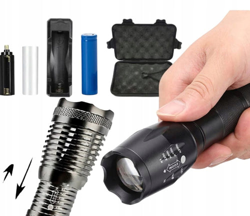 LATARKA TAKTYCZNA LED CREE XML-T6 - ZOOM