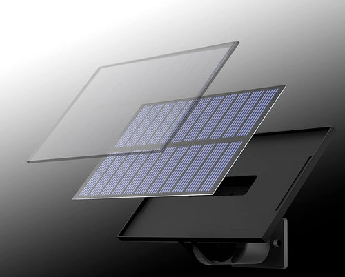 MOCNA LAMPA SOLARNA LED ZEWNĘTRZNA ULICZNA z CZUJNIKIEM, PARKING, PODJAZD