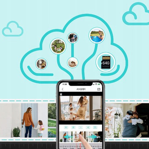 KAMERA OBROTOWA IP WIFI CLOUD STORAGE 1080 HP