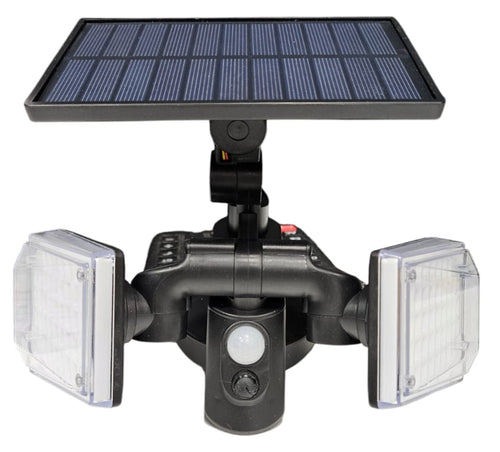 MOCNA LAMPA SOLARNA LED ZEWNĘTRZNA ULICZNA z CZUJNIKIEM, PARKING, PODJAZD