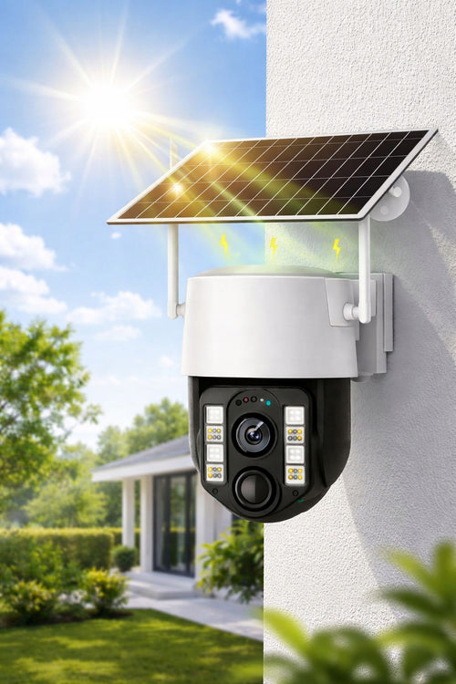 Kamera Solarna Obrotowa 3MP x 4G LTE Zewnętrzna Bezprzewodowa
