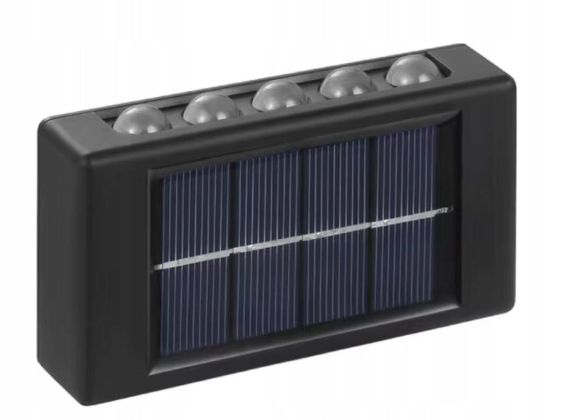 Lampa solarna Kinkiet 10 Led Ogród Zewnętrzna IP 65 Światło Góra Dół