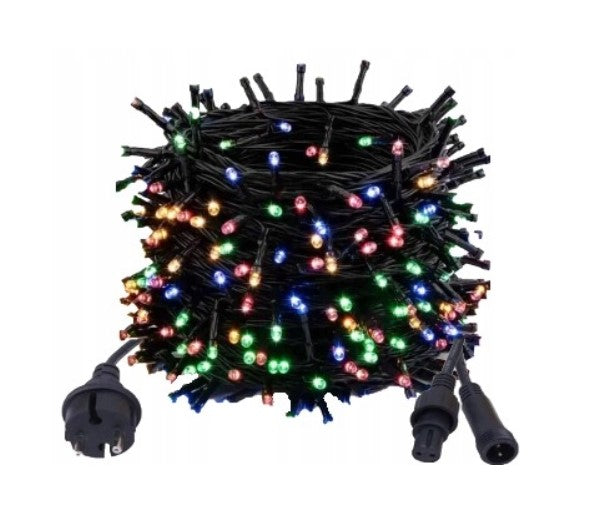 LAMPKI CHOINKOWE 500 LED ZEWNĘTRZNE EFEKTY FLASH MULTICOLOR