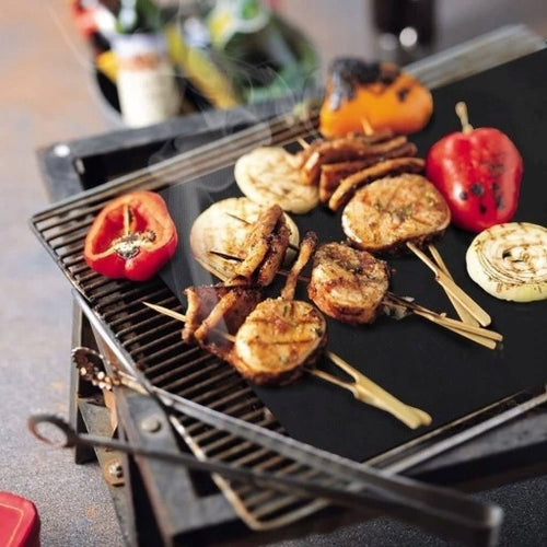 MATA DO GRILLA BBQ 4szt. TEFLON WIELORAZOWA TACKA 33 x 40 cm PIECZENIE