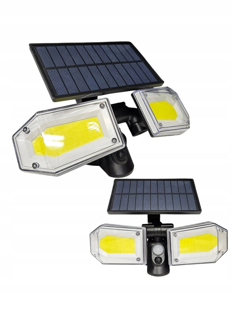 MOCNA LAMPA SOLARNA LED ZEWNĘTRZNA ULICZNA/OGRODOWA z CZUJNIKIEM