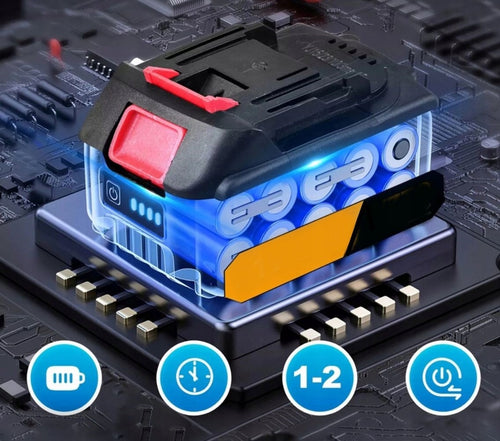 Piła Akumulatorowa Elektryczna Ręczna Mała Mocny Wyświetlacz LED 6 Cali