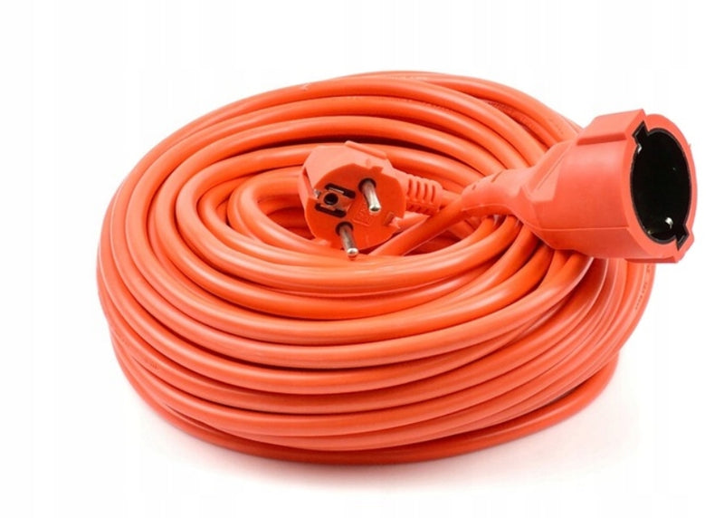 Przedłużacz Budowlany/Ogrodowy 3 x 2,5mm 20m Pomarańczowy Gruby Solidny