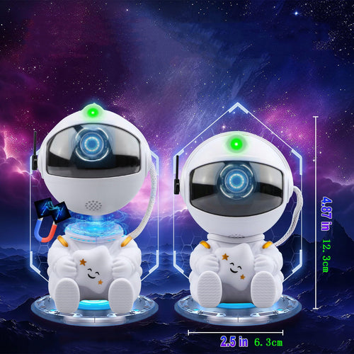PROJEKTOR GWIAZD ASTRONAUTA LAMPKA NOCNA RZUTNIK DLA DZIECKA KOSMOS PILOT