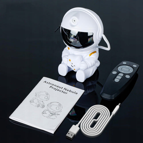 PROJEKTOR GWIAZD ASTRONAUTA LAMPKA NOCNA RZUTNIK DLA DZIECKA KOSMOS PILOT