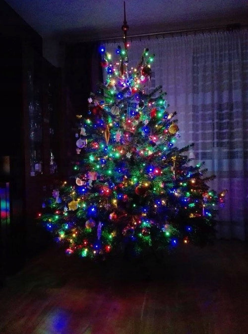 LAMPKI CHOINKOWE 300 LED ZEWNĘTRZNE i WEWNĘTRZNE KOLOROWE