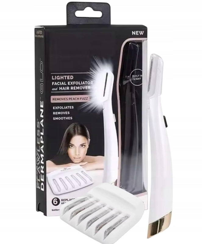 Depilator Do Twarzy Brwi Finishing Touch Flawless Z Oświetleniem LED