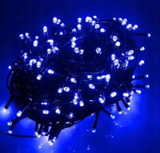LAMPKI CHOINKOWE 500 LED NIEBIESKI