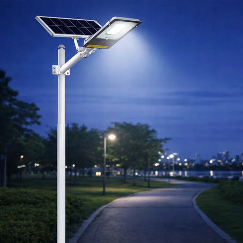 LAMPA SOLARNA ULICZNA LED ZEWNĘTRZNA CZUJNIK ZMIERZCHU UCHWYT PILOT 1000 W