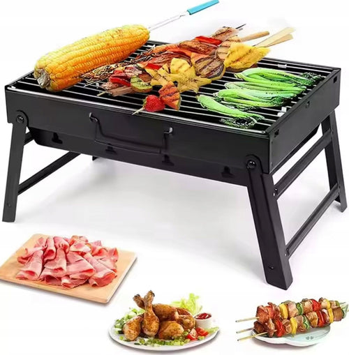 Grill Węglowy Turystyczny Składany Przenośny Walizka BBQ Grill Turystycz
