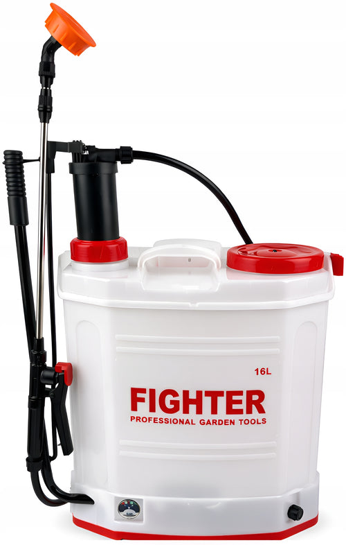 OPRYSKIWACZ AKUMULATOROWY PLECAKOWY 16L FIGHTER 2w1 OGRODOWY DO PODLEWANIA