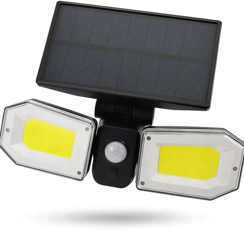 Mocna Lampa Solarna LED Zewnętrzna Uliczna/Ogrodowa z Czujnikiem Ruchu