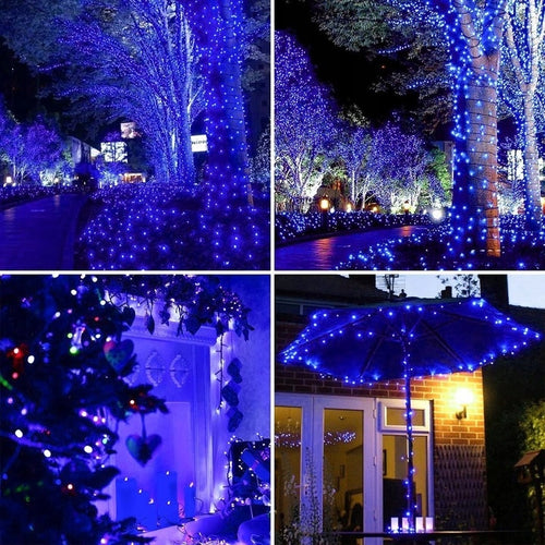 LAMPKI CHOINKOWE 500 LED NIEBIESKI