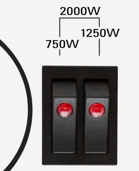 Grzejnik Elektryczny Konwektorowy BOXER BX-3205 2000W Z TERMOSTATEM