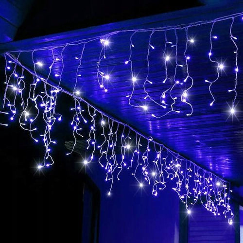 SOPLE 300 LED NIEBIESKIE ZEWNĘTRZNA LAMPKI CHOINKOWE + FLASH