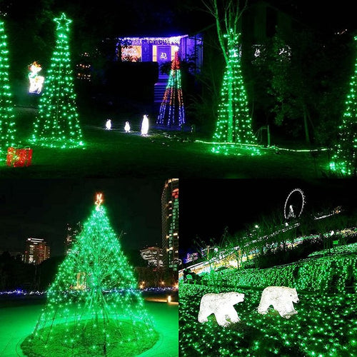 LAMPKI CHOINKOWE 300 LED ZIELONE ZEW/WEW