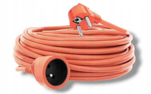 Przedłużacz Budowlany/Ogrodowy 3 x 2,5mm 10m Gruby Solidny Czarny