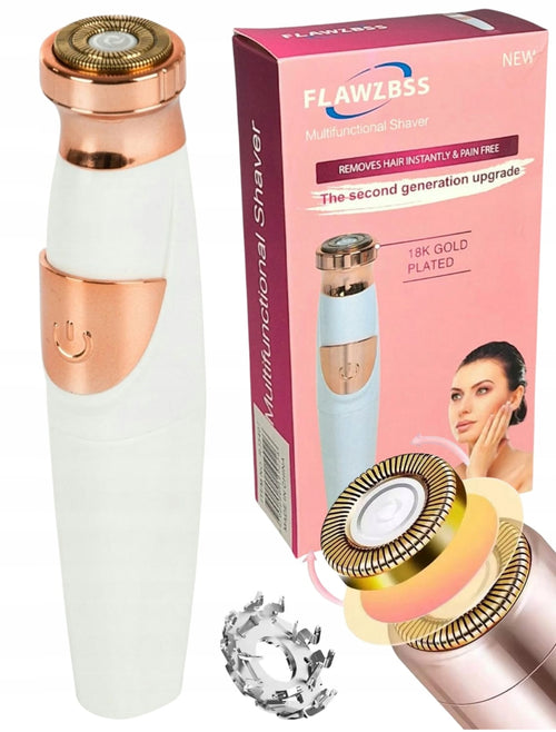Depilator Trymer do TWARZY CIAŁA na Baterie MAŁY Do Torebki