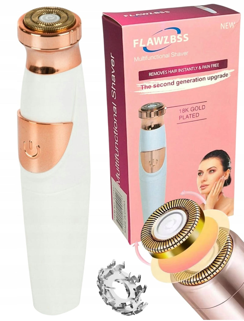 Depilator Trymer do TWARZY CIAŁA na Baterie MAŁY Do Torebki