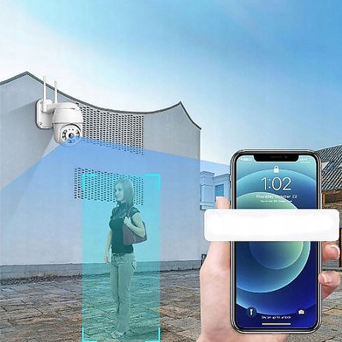 KAMERA WIFI IP66 OBROTOWA 360 HD MONITORING 1080P Czujnik