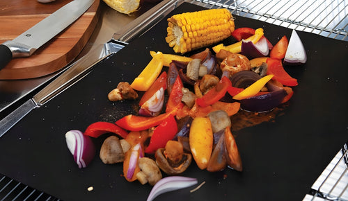 MATA DO GRILLA BBQ 4szt. TEFLON WIELORAZOWA TACKA 33 x 40 cm PIECZENIE