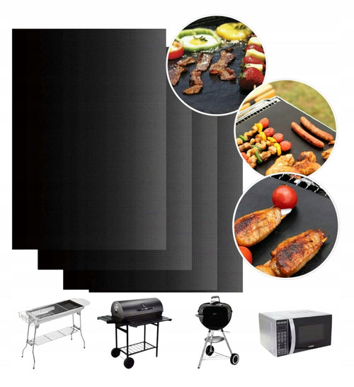 MATA DO GRILLA BBQ 4szt. TEFLON WIELORAZOWA TACKA 33 x 40 cm PIECZENIE