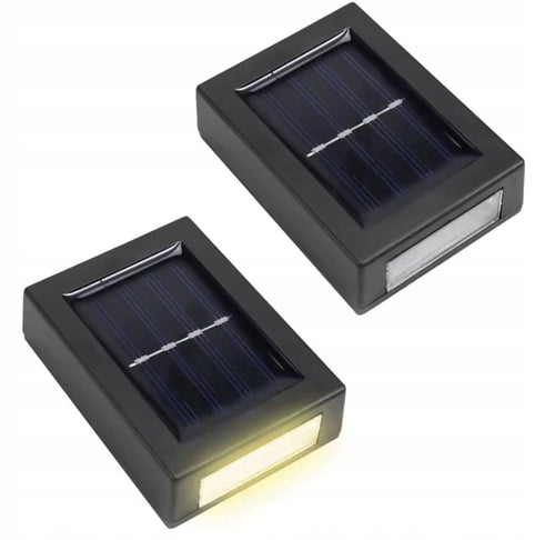 Lampa solarna Kinkiet 2 Led Ogród Zewnętrzna IP 65 Światło Góra Dół