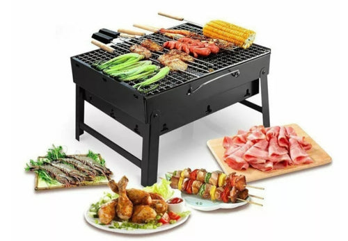 Grill Węglowy Turystyczny Składany Przenośny Walizka BBQ Grill Turystycz
