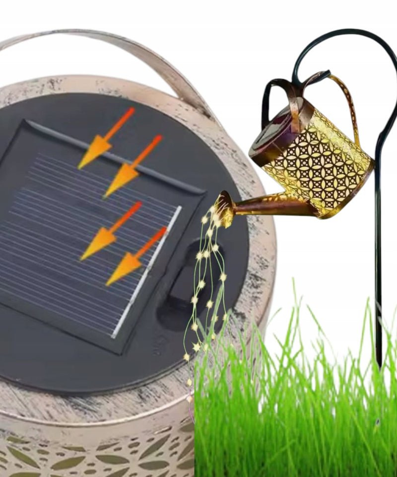 LAMPA SOLARNA OGRODOWA KONEWKA DEKORACJA Ogrodowa XXL 80cm WODOODPORNA IP65