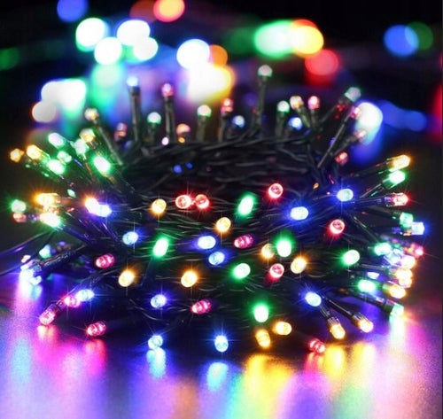 LAMPKI CHOINKOWE 1000 LED ZEWNĘTRZNE EFEKTY FLASH MULTICOLOR
