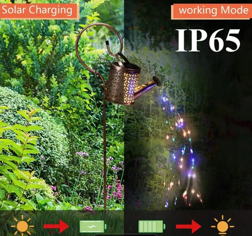 Lampa Solarna Ogrodowa Konewka Dekoracja Ogrodowa XXL 80cm Wodoodporna IP65
