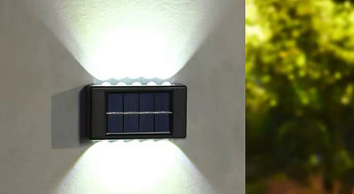 Lampa solarna Kinkiet 10 Led Ogród Zewnętrzna IP 65 Światło Góra Dół