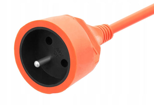Przedłużacz Budowlany/Ogrodowy 3 x 2,5mm 20m Pomarańczowy Gruby Solidny