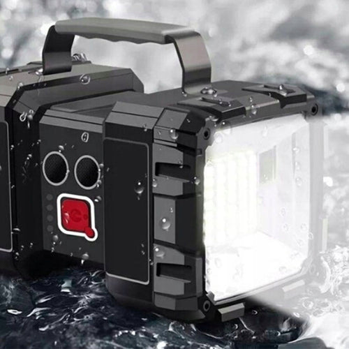 LATARKA LED SZPERACZ AKUMULATOROWA DWUSTRONNA BIWAKOWA POWERBANK