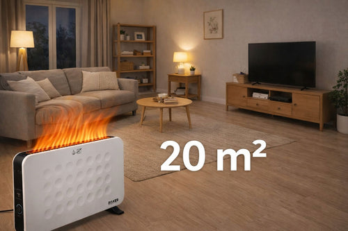 Grzejnik Elektryczny Konwektorowy BOXER BX-3205 2000W Z TERMOSTATEM