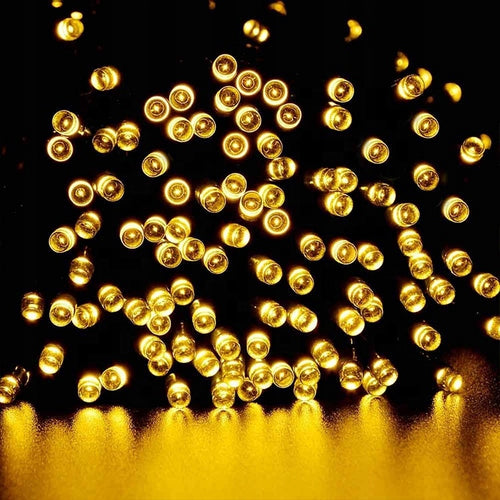 BIAŁE LAMPKI 500 LED BIAŁY CIEPŁY WEWNĘTRZNE ZEWNĘTRZNE ŚWIATEŁKA CHOINKOWE