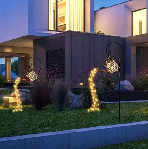 Lampa Solarna Ogrodowa Konewka Dekoracja Ogrodowa XXL 80cm Wodoodporna IP65