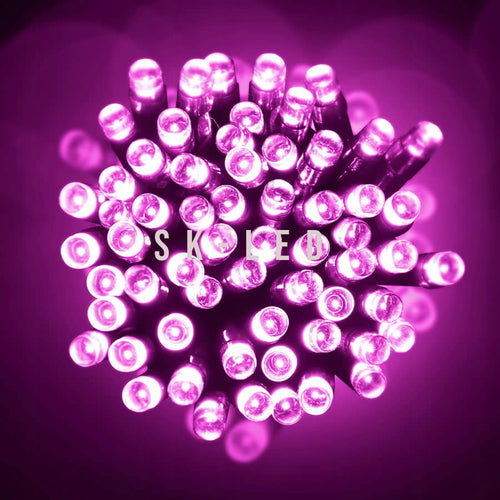 LAMPKI CHOINKOWE 500 LED 8 TRYBÓW NA CHOINKĘ KOLOR RÓŻOWY