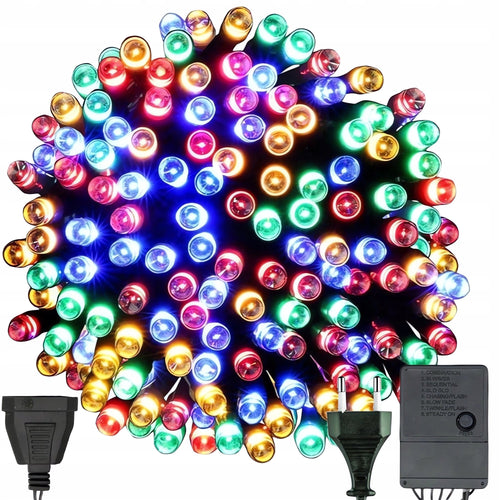 LAMPKI CHOINKOWE 1000 LED ZEW/WEW MULTIKOLOR