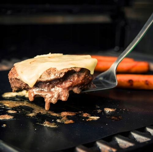 MATA DO GRILLA BBQ 4szt. TEFLON WIELORAZOWA TACKA 33 x 40 cm PIECZENIE