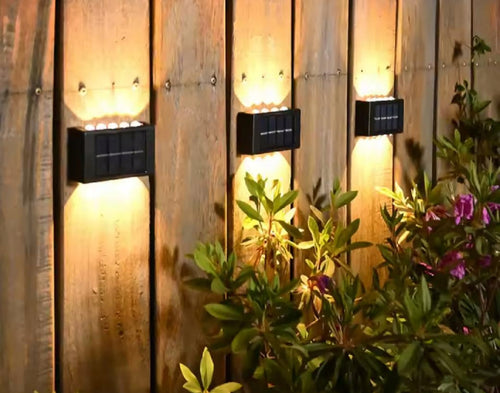 Lampa solarna Kinkiet 10 Led Ogród Zewnętrzna IP 65 Światło Góra Dół