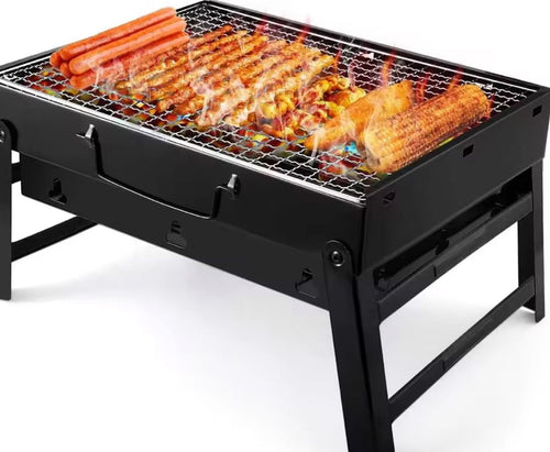 Grill Węglowy Turystyczny Składany Przenośny Walizka BBQ Grill Turystycz