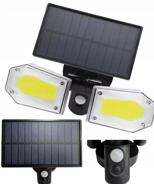 Mocna Lampa Solarna LED Zewnętrzna Uliczna/Ogrodowa z Czujnikiem Ruchu