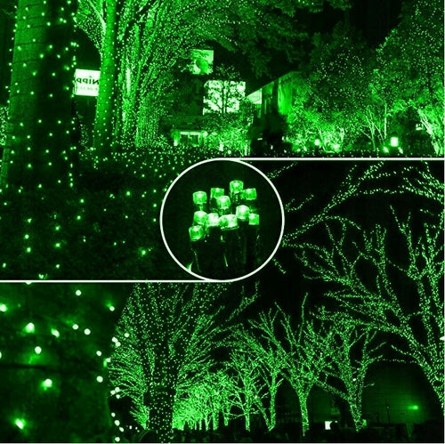 LAMPKI CHOINKOWE 1000 LED ZEWNĘTRZNE ZIELONE EFEKTY FLASH